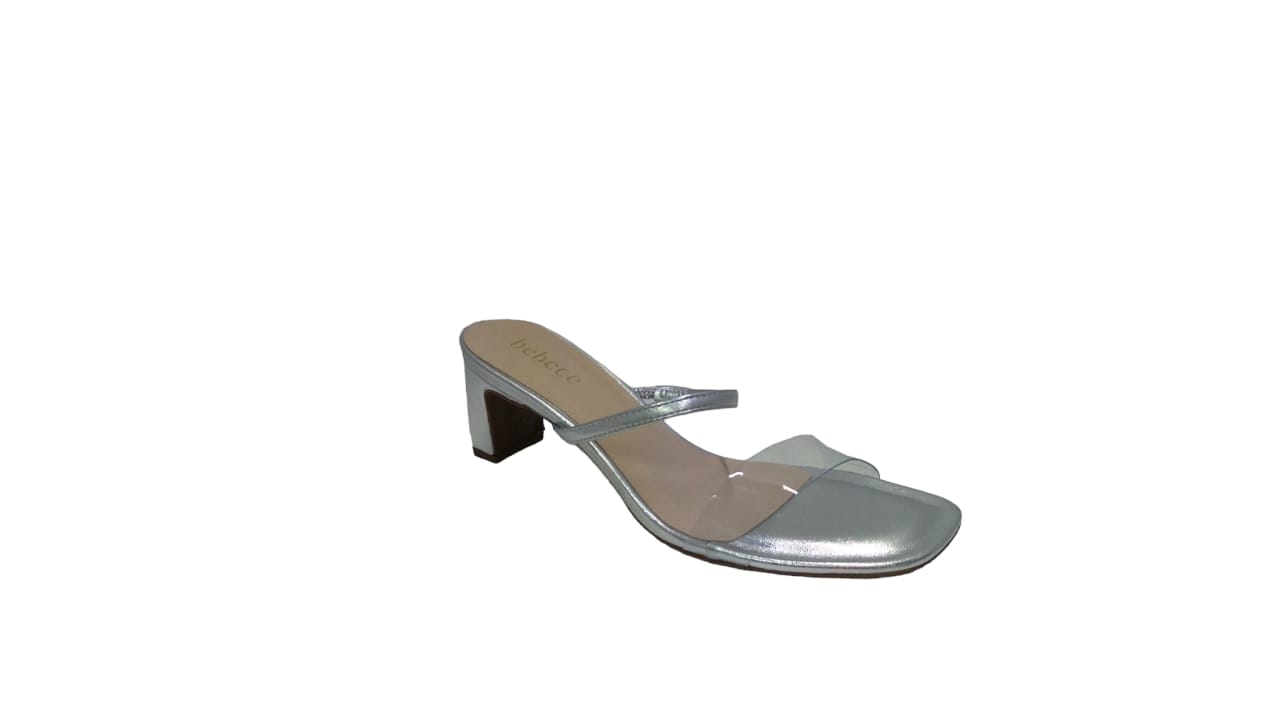Sandalia prata best sale bebece