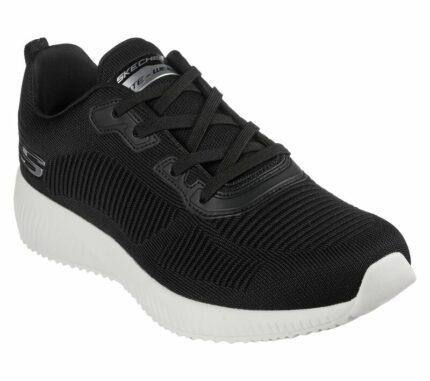 KALZARTE/ SKECHERS TENI SQUAD  HOMBRE 7/12 BLACK/WHITE