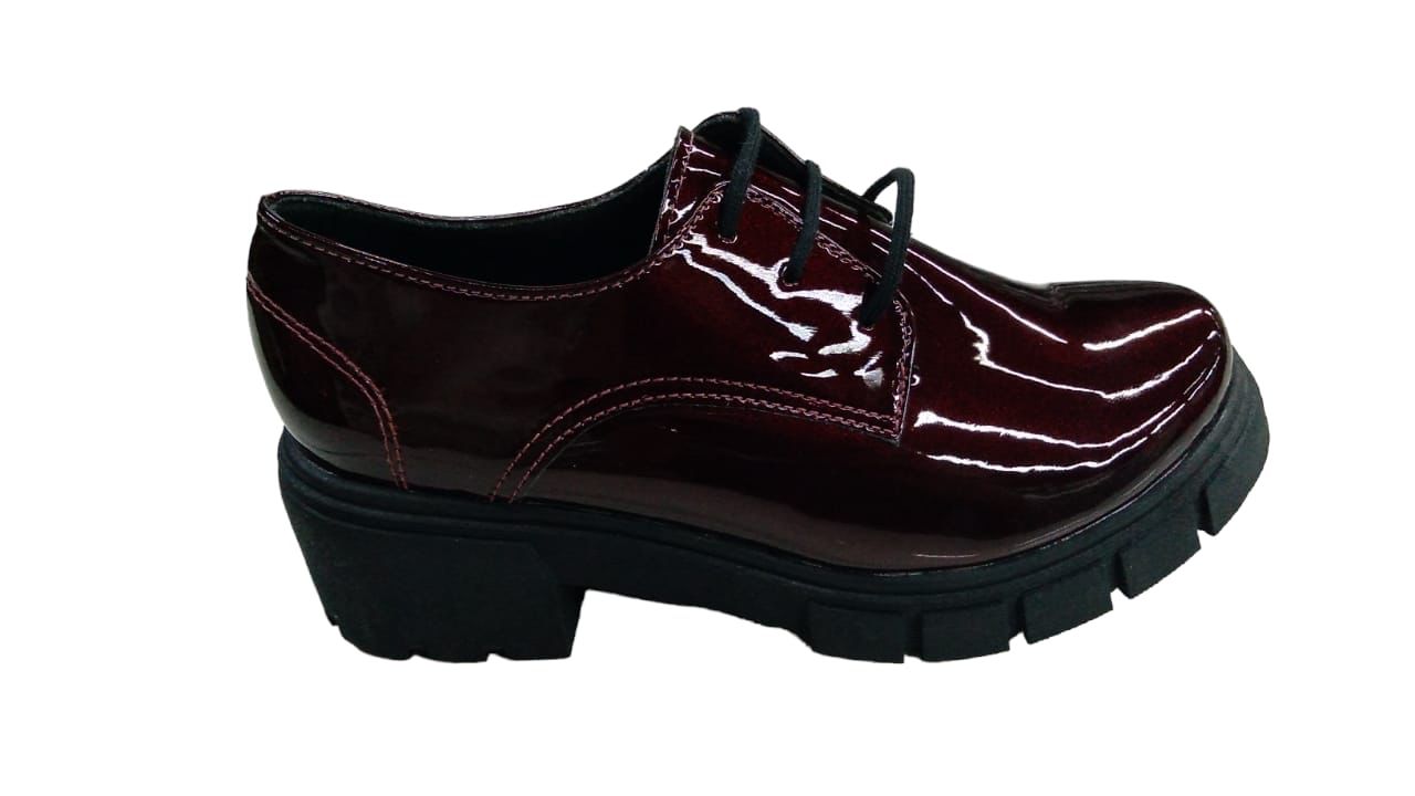 Zapatos de charol vino cheap