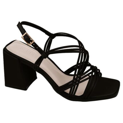 SOLARIS/BEBECE SAND TACON DAMA BRUMAS PRETO 35/39
