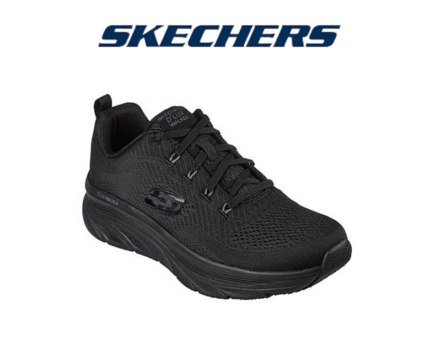 KALZARTE/ SKECHERS TENI DLUXWALKER-MEERNO HOMBRE 7/12 BLACK