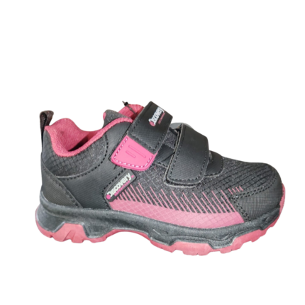KALZARTE/DISCOVERY TENI HIKER NIÑA 24/31 NEGRO/BURGUNDI