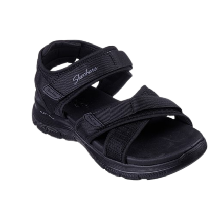 KALZARTE/ SKECHERS SPORT COMFORT SANDALS DAMA 5 /10 NEGRA