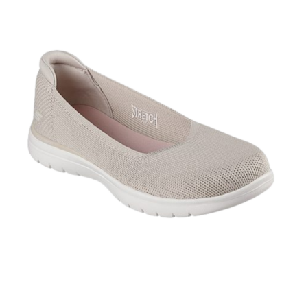 KALZARTE/ SKECHERS GO WALK WOMENS TENI DAMA 5 /10 TAUPE