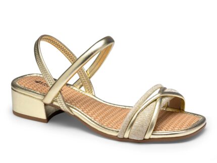 KALZARTE/MISSISIPI SANDALIA METAL CHAMPAGNE 34/38