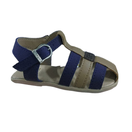OSITOS SANDALIA 140/120 BEIGE/AZUL 16/21 PRECAMINADOR