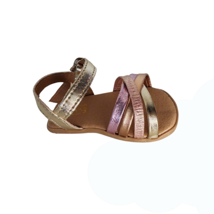 OSITOS SANDALIA NIÑA 90-110 DORADO/ROSA 16/21 PRECAMINADOR