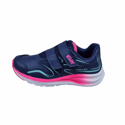KIDY TENIS ENERGY BABY RESPITEC MARINHO/VERDE AGUA/PINK 22/27