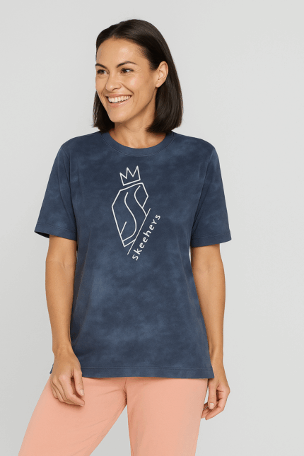 KALZARTE/ SKECHERS APPAREAL T-SHIRT NAVY