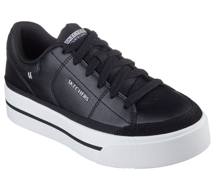 KALZARTE/SKECHERS COURT CLASSICS TENIS DAMA BLACK/WHITE 5/10