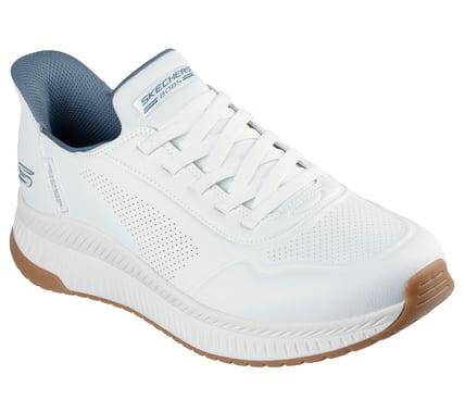 KALZARTE/ SKECHERSBOBSSQUAD4-DIRECTSTEP TENI HOMBRE 7/13 WHITE