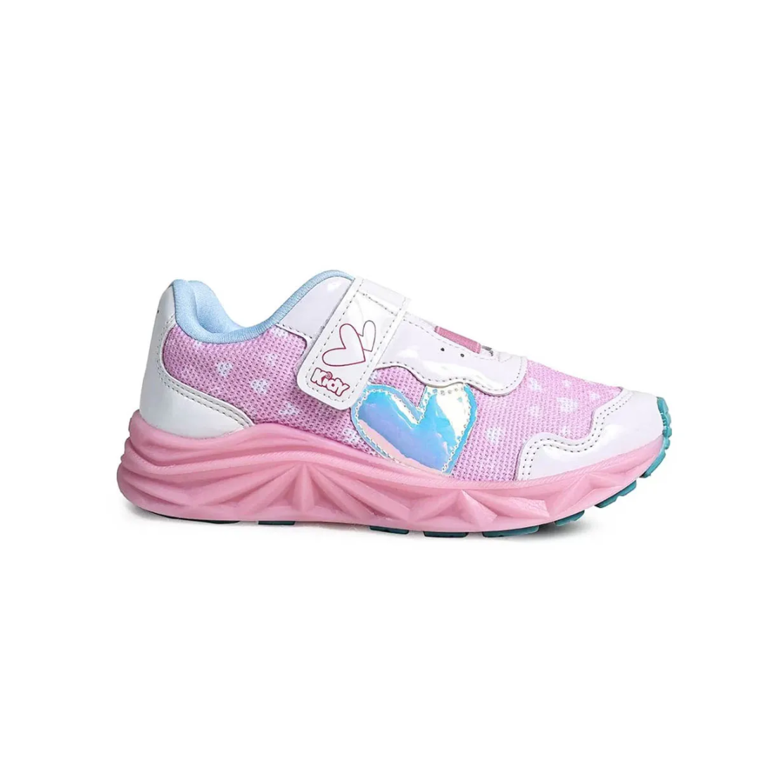 KIDY TENIS LIGHT FUN BRANCO / ROSA 25/32