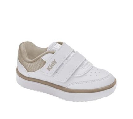 KIDY TENIS HAPPY 22/27 BRANCO / TAUPE