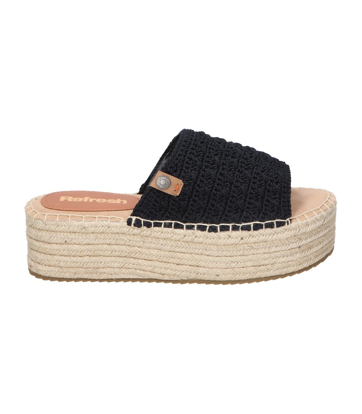 SOLARIS REFRESH SANDALIA DAMA 35/40 NEGRO